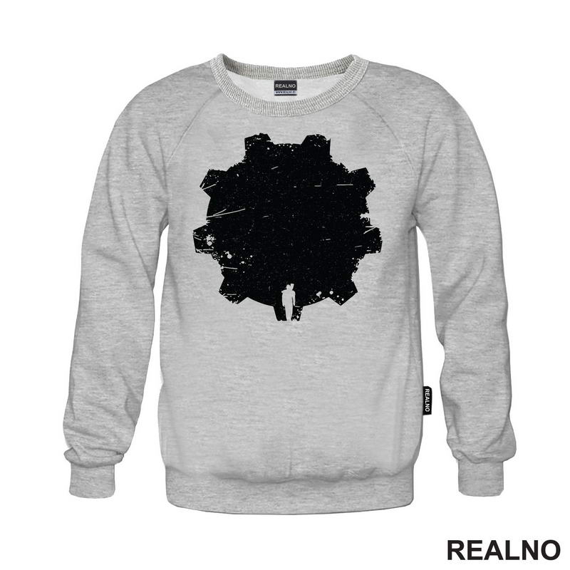 Gear Wheel - Robot - Fallout - Games - Serija - Majica