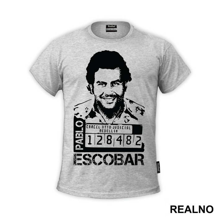 Pablo Escobar Mugshot - Narcos