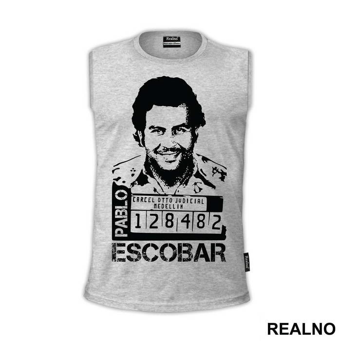 Pablo Escobar Mugshot - Narcos