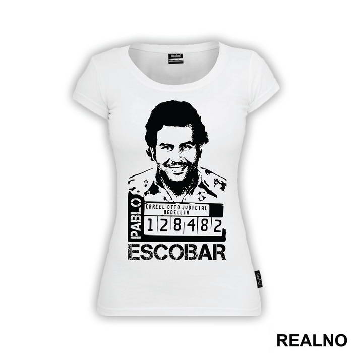 Pablo Escobar Mugshot - Narcos