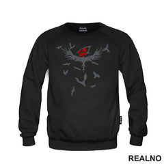 Grey Crows And Red Eye - Naruto - Majica