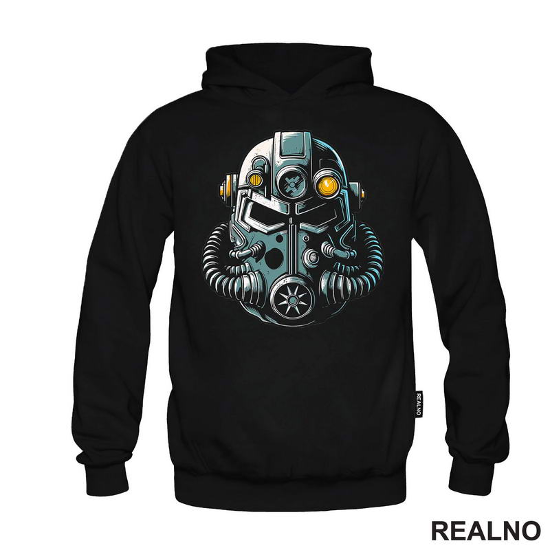 T-60 Helmet - Colors - Fallout - Games - Serija - Majica