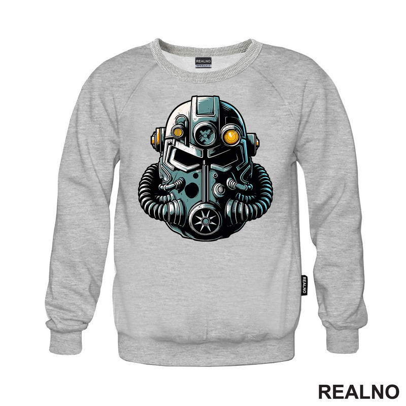 T-60 Helmet - Colors - Fallout - Games - Serija - Majica