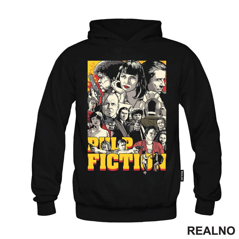 Drawing - Yellow - Pulp Fiction - Majica