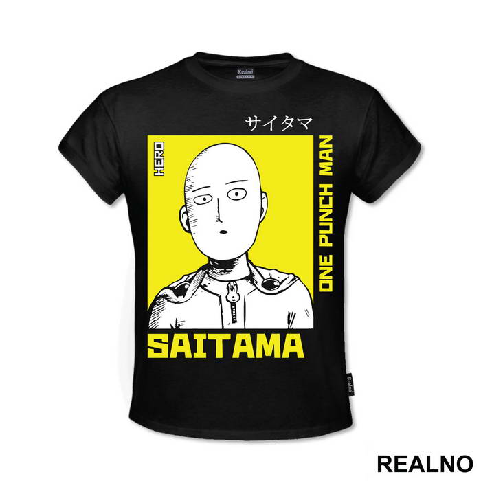 Saitama Hero Yellow - One Punch Man - Majica