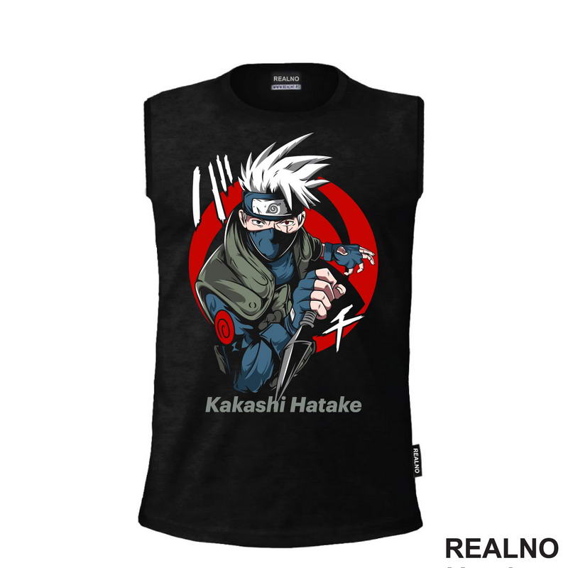 Kakashi - Red Symbol - Naturo - Majica
