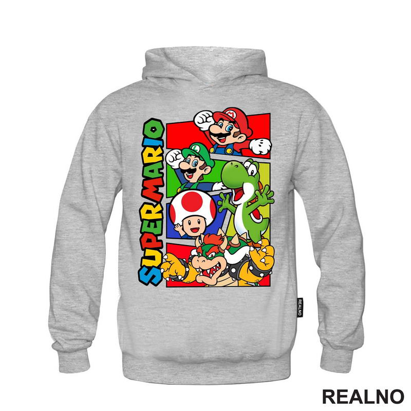 Svi Zajedno Skaču - Super Mario - Majica