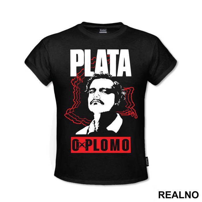 Plata O Plomo Red Outline - Narcos