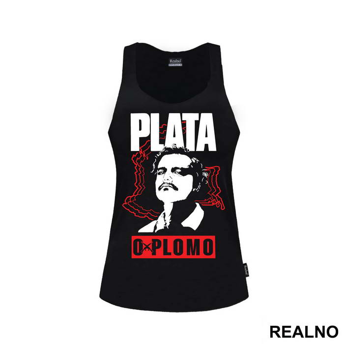 Plata O Plomo Red Outline - Narcos