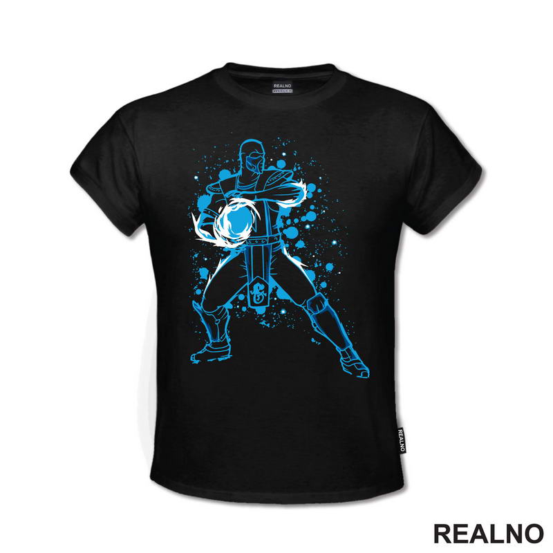 Sub Zero - Blue Splash - Mortal Kombat - Majica