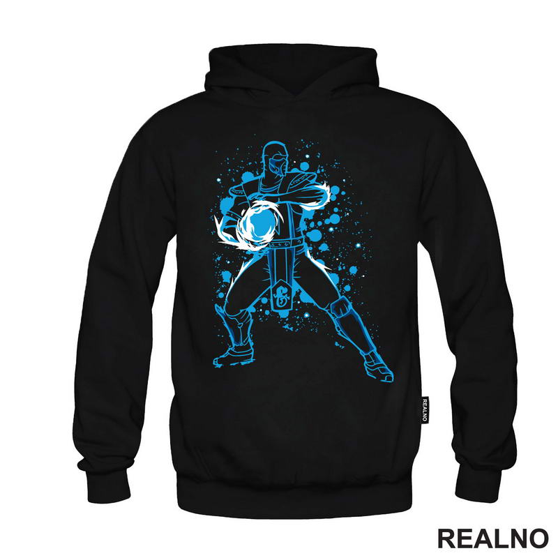 Sub Zero - Blue Splash - Mortal Kombat - Majica