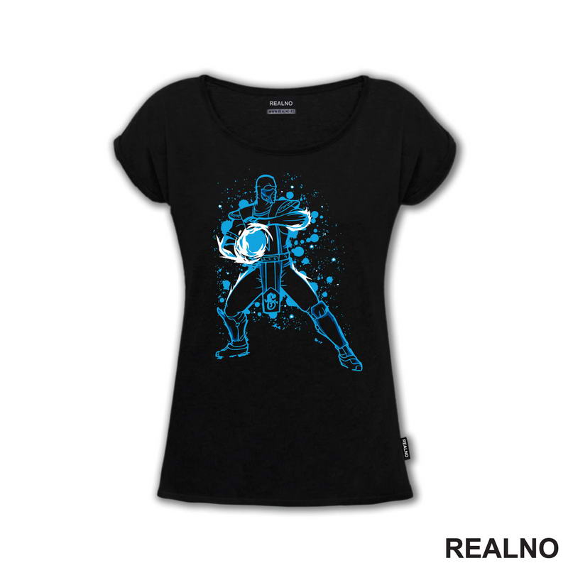 Sub Zero - Blue Splash - Mortal Kombat - Majica