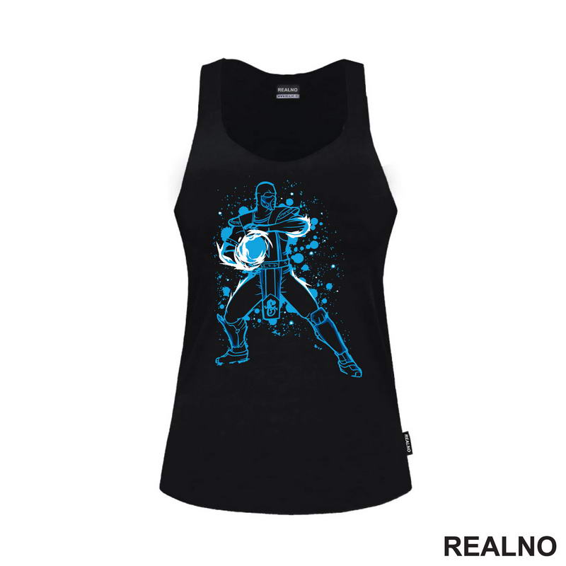 Sub Zero - Blue Splash - Mortal Kombat - Majica