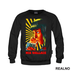 Mia Wallace Drinking Milkshake - Pulp Fiction - Majica