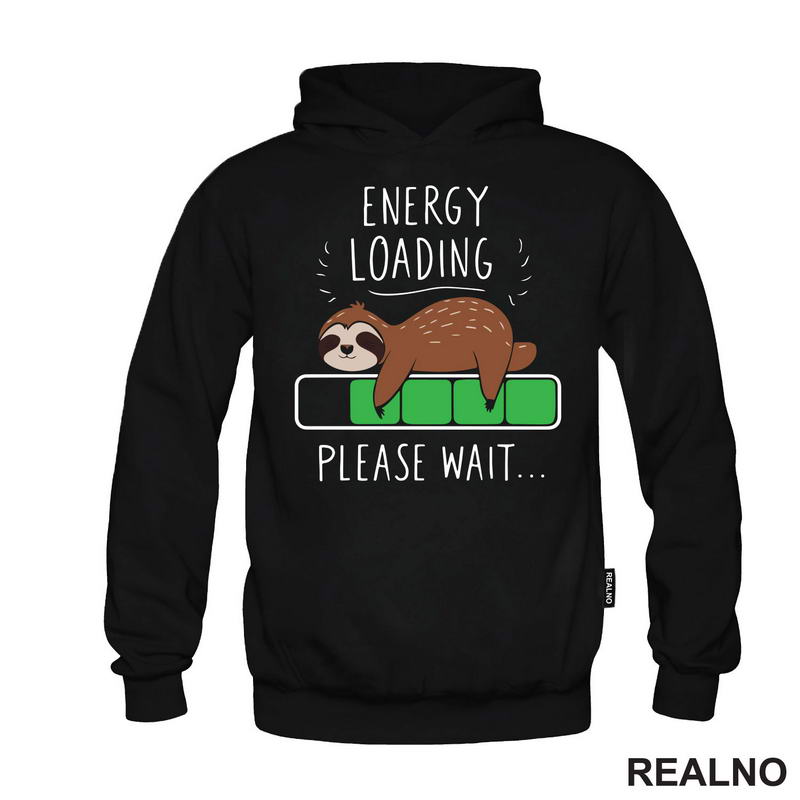 Energy Loading - Please Wait - Lenjivac - Životnije - Majica