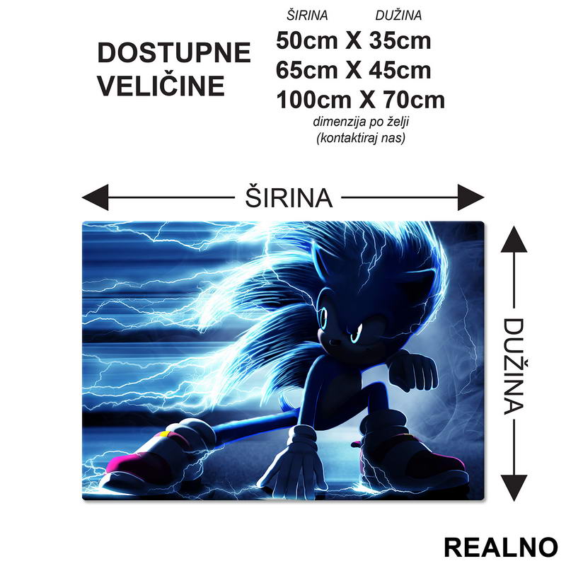 Shadow - Sonic - Podmetač za sto