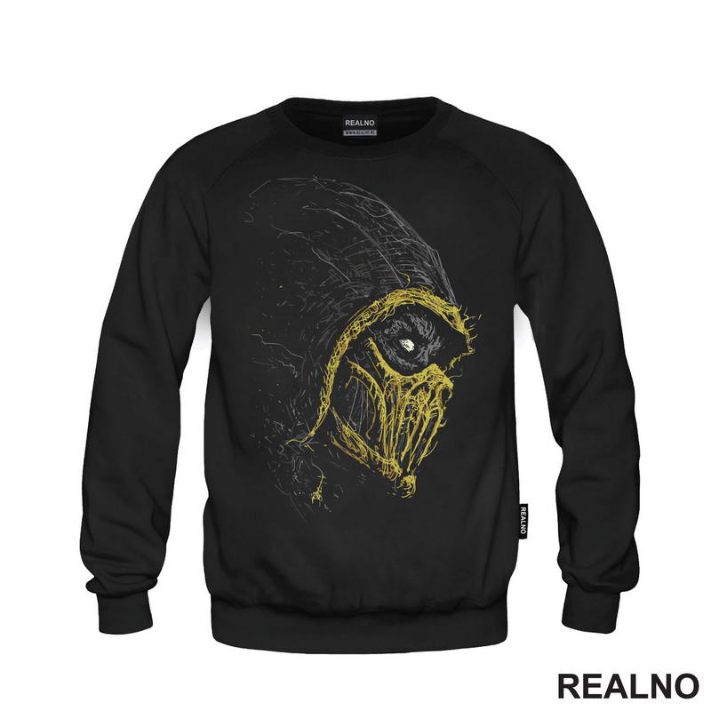 Scorpion - Dots - Side - Mortal Kombat - Majica