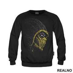 Scorpion - Dots - Side - Mortal Kombat - Majica