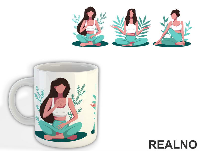 Moves - Girl And Nature - Yoga - Šolja