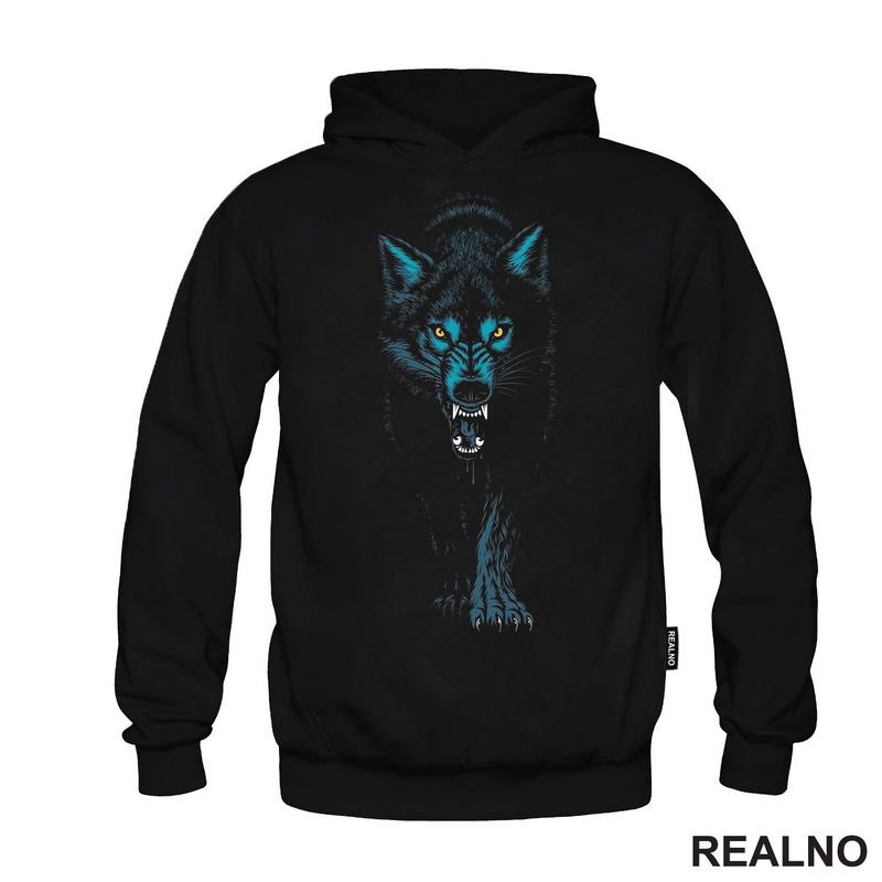 Plavi Vuk Šeta - Wolf - Životinje - Majica