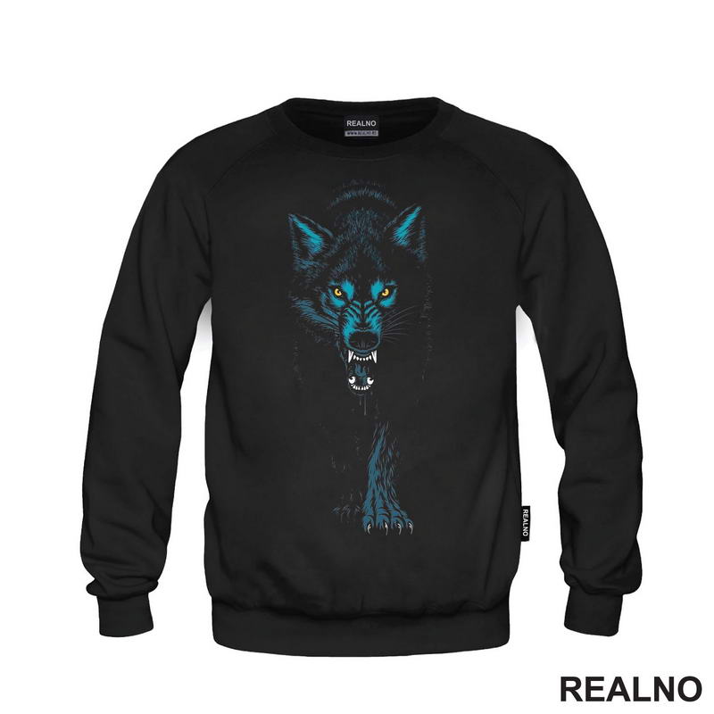 Plavi Vuk Šeta - Wolf - Životinje - Majica