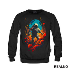 Astronaut I Narandžasto Kamenje - Space - Svemir - Majica