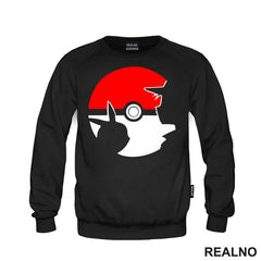 Pikachu, Ash And Pokeball - Pokemon - Majica