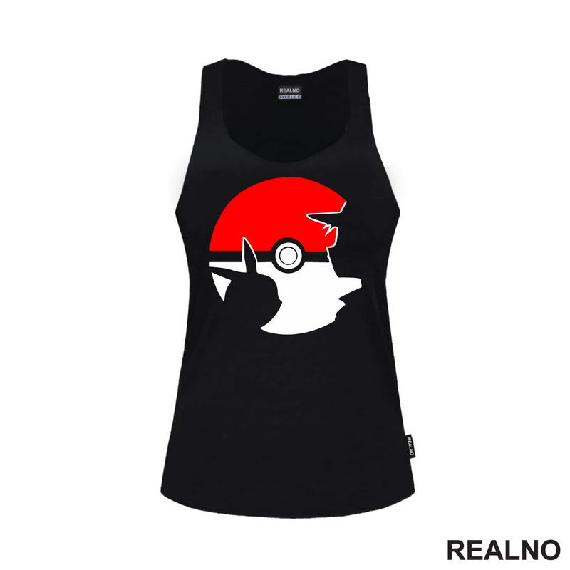 Pikachu, Ash And Pokeball - Pokemon - Majica