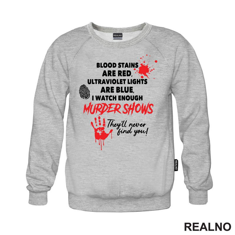 Blood Stains Are Red - Horror - Majica