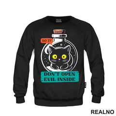 Don't Open Evil Inside - Do It - Cat - Dark Humor - Majica
