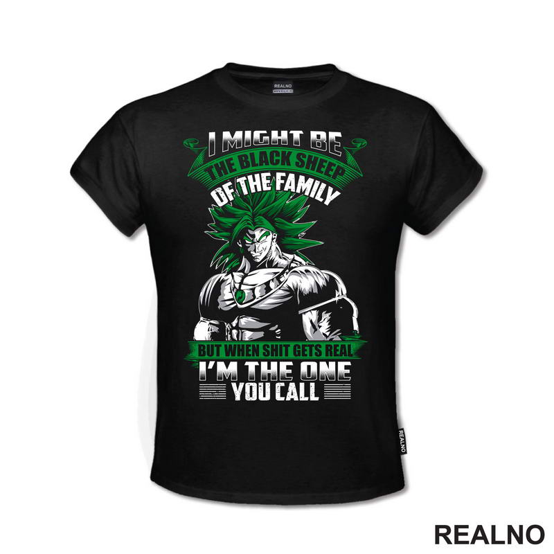 Black Sheep Of The Family - Broly - Goku - Dragon Ball - Majica