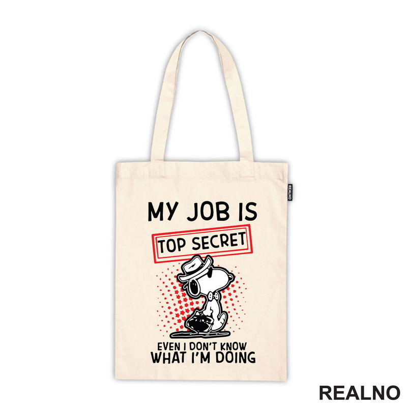 My Job Is Top Secret - Snupi - Humor - Majica