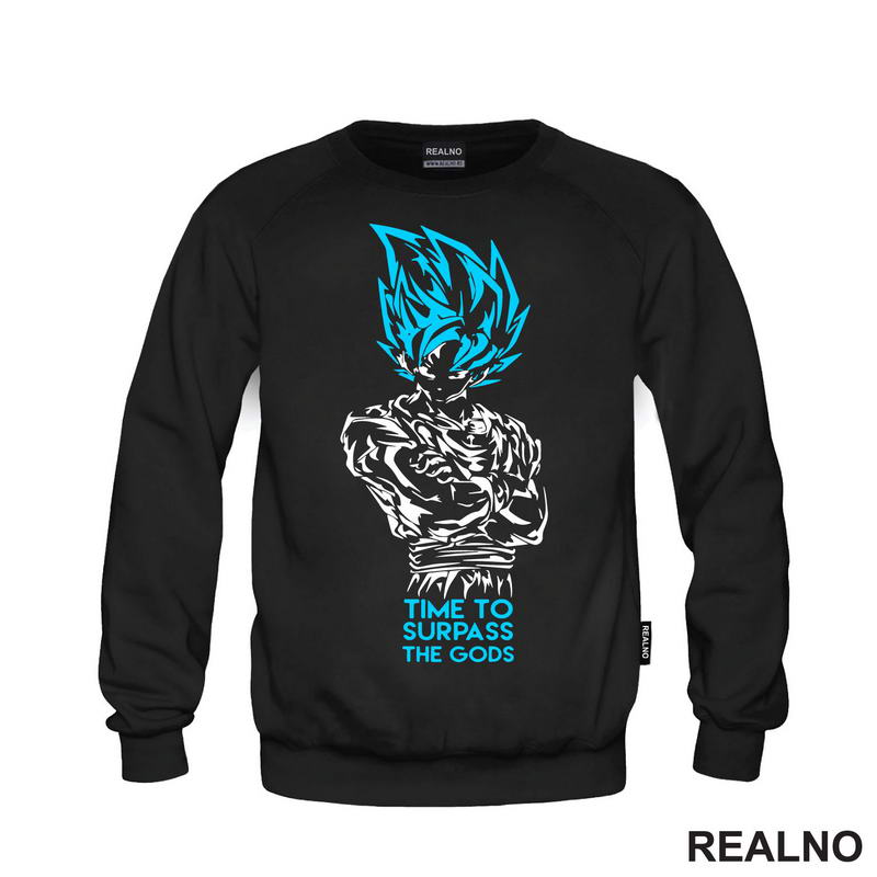 Time To Surpass The Gods - Goku - Dragon Ball - Majica
