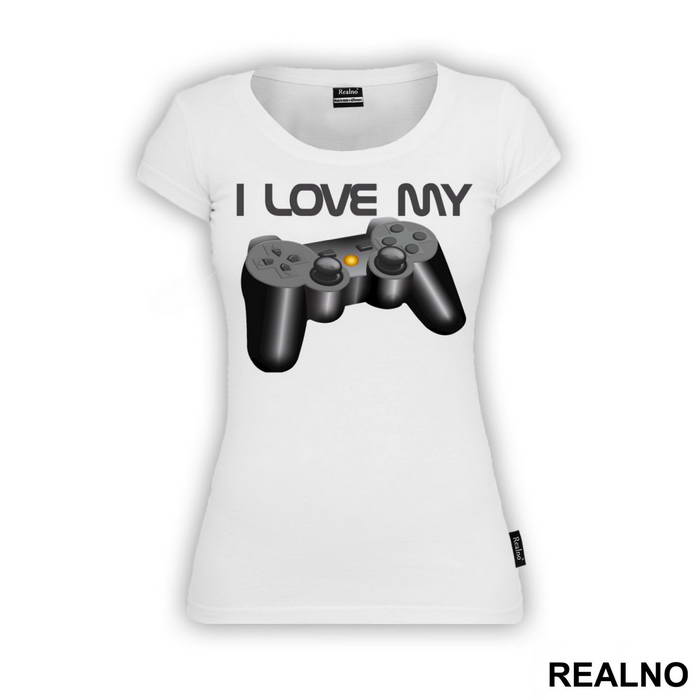 I Love My Play Station - Geek - Majica