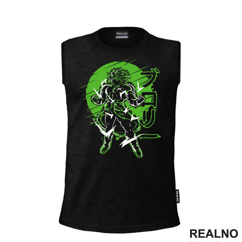 Green Lines - Broly - Goku - Dragon Ball