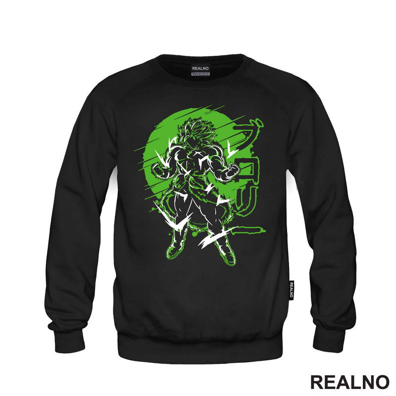 Green Lines - Broly - Goku - Dragon Ball