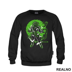 Green Lines - Broly - Goku - Dragon Ball