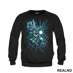 Blue Lines - Kamehameha - Goku - Dragon Ball