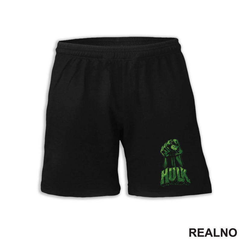 Fist And Logo - Lines - Hulk
