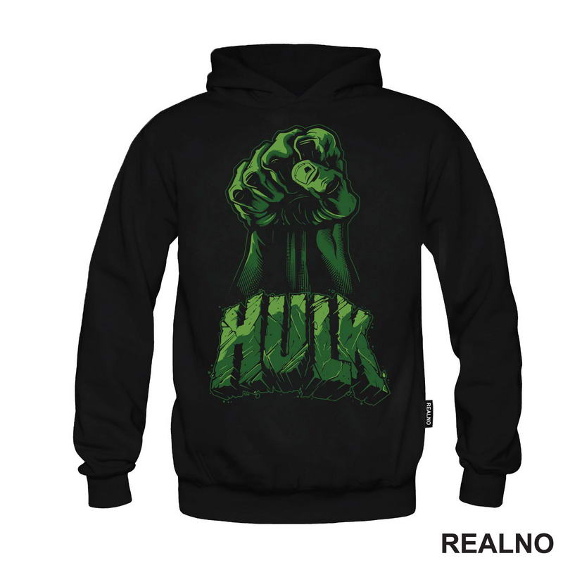 Fist And Logo - Lines - Hulk