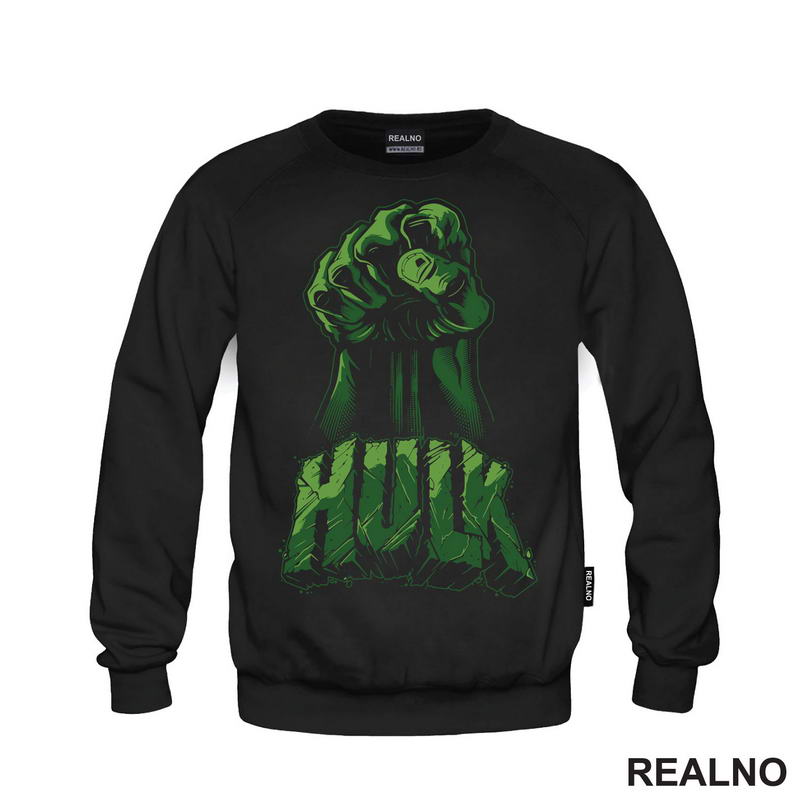 Fist And Logo - Lines - Hulk