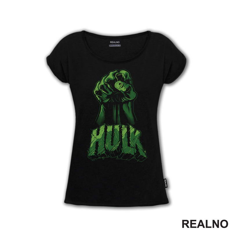 Fist And Logo - Lines - Hulk