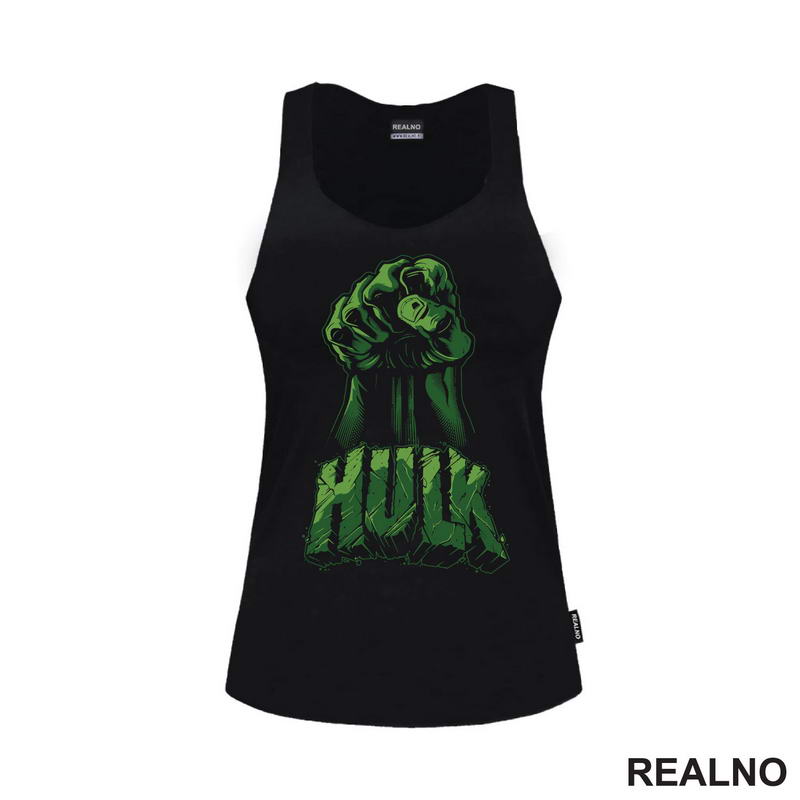 Fist And Logo - Lines - Hulk