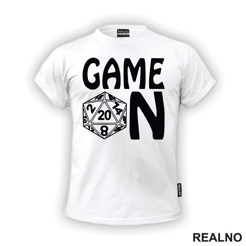 Game On - Dice - D&D - Dungeons And Dragons