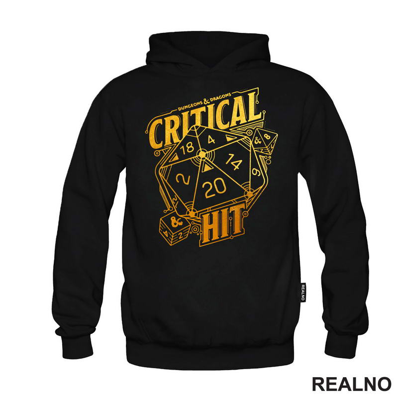 Critical Hit - Golden - D&D - Dungeons And Dragons