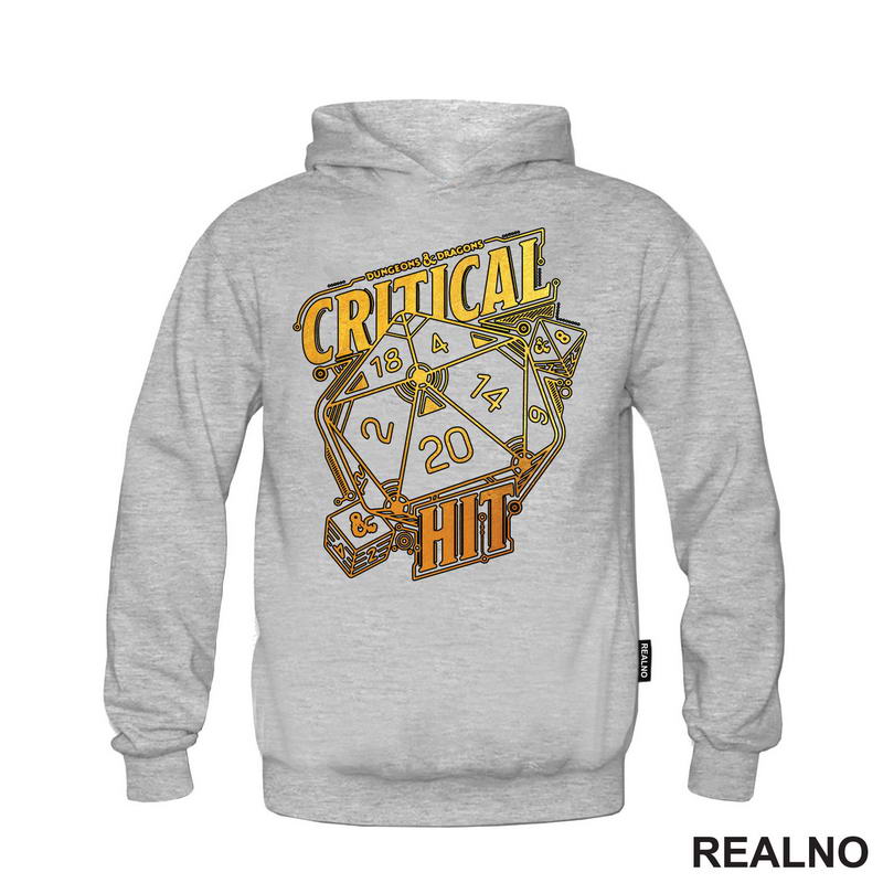Critical Hit - Golden - D&D - Dungeons And Dragons