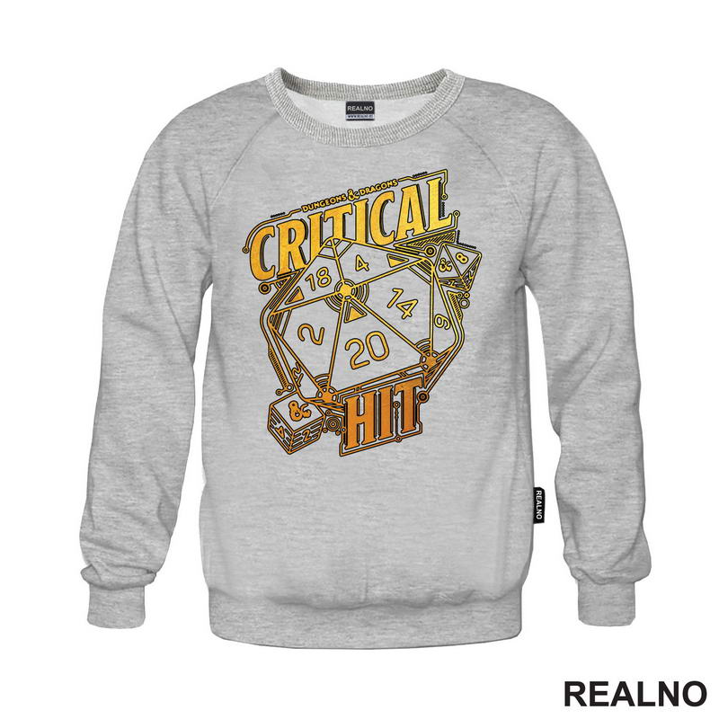 Critical Hit - Golden - D&D - Dungeons And Dragons
