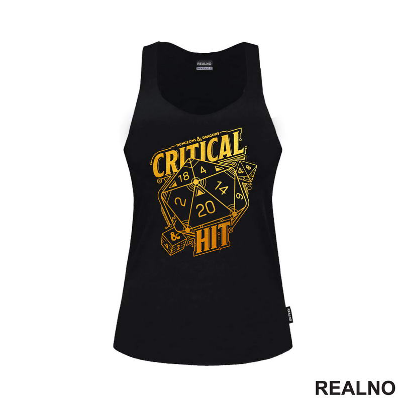 Critical Hit - Golden - D&D - Dungeons And Dragons