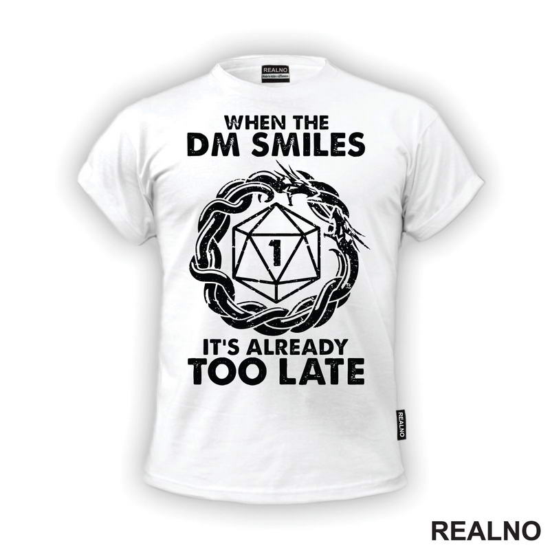 When The DM Smiles It's Already Too Late - Dots - D&D - Dungeons And Dragons