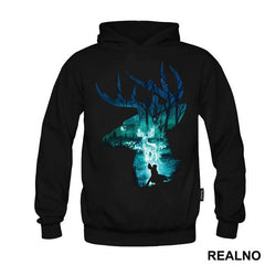 Stag Patronus Head Double Exposure - Harry Potter